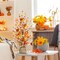 Fall Decor, 18 Inch Artificial Red Berry, Maple Leaf, and Pumpkin Tree Tabletop Decorations for Autumn Harvest Home Wedding Holiday Party Indoor/Outdoor Decor - Gifts.